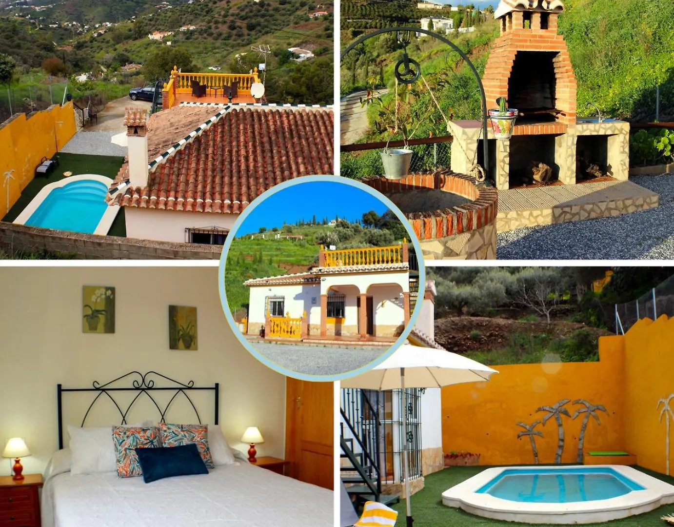 El Ranchito, Playa A 10 Min, Piscina, Bbq, Chimenea, Vistas, Terraza, Aparcamiento Villa Torrox 0*,